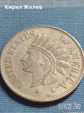 Монета 1 долар 1851г. САЩ РЕПЛИКА на Американския сребърен долар за КОЛЕКЦИЯ 30043, снимка 5 - Нумизматика и бонистика - 42698688