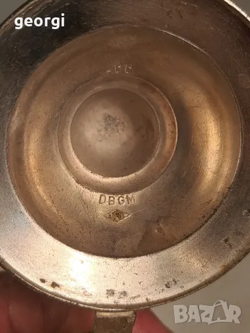 немска колекционерска халба с калаен капак 25/4, снимка 6 - Колекции - 50235458