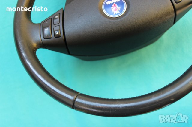 Кожен волан Saab 9-5 (2005-2010г.) Сааб 9-5 / Saab 95 / ляв airbag / airbag волан Saab 9-5, снимка 10 - Части - 39179840