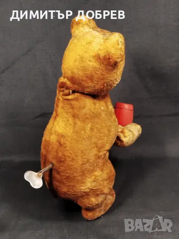 СТАРА РЕТРО СОЦ СССР МЕХАНИЧНА ИГРАЧКА БАБА МЕЦА, снимка 5 - Антикварни и старинни предмети - 47296075