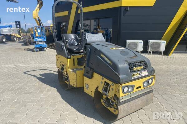 Двубандажен валяк 1500кг Bomag BW80AD-5 ПОД НАЕМ, снимка 4 - Индустриална техника - 39073073