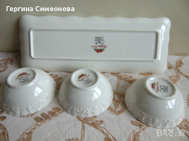 Порцеланов сет за сервиране, снимка 6 - Чинии - 52672517