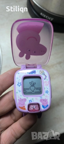 Интерактивна играчка, Vtech, Peppa Pig, Детски часовник, снимка 4 - Електрически играчки - 53193763