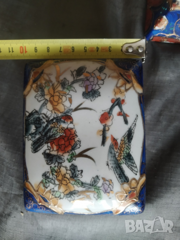 порцеланов сет-свещник,пепелни,кутия за бижута, снимка 4 - Други ценни предмети - 36477109