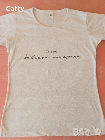 Сладки дамски летни блузи -2 броя за 1 лв , снимка 6 - Тениски - 51788176