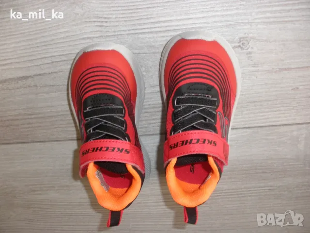 Детски Маратонки-Skechers-червени-номер 23, снимка 2 - Детски маратонки - 56152240