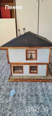 Ретро макет на къща, снимка 2 - Антикварни и старинни предмети - 50660836