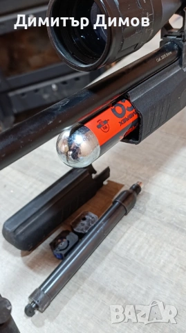 Въздушна карабина Milbro Speedmaster Tactical (12J) – Болтов затвор + Оптика + Калъф + Адаптер, снимка 5 - Въздушно оръжие - 53657797