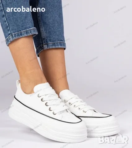 Дамски маратонки с висока подметка Selina, 4цвята , снимка 15 - Маратонки - 49425222