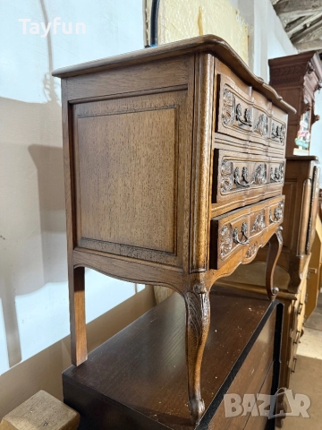 Класически скрин в стил Луи XV - масивно дърво, снимка 4 - Скринове - 52834962