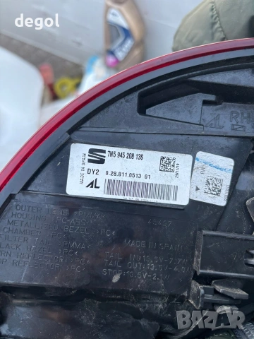 Десен външен Лед стоп Сеат Алхамбра след 2017г., снимка 5 - Части - 53159078