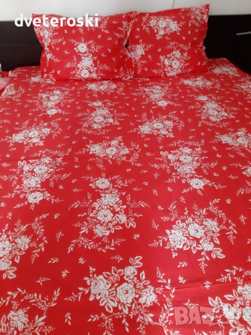 Спално бельо за спалня Ранфорс 5 части, снимка 5 - Спално бельо - 52969239