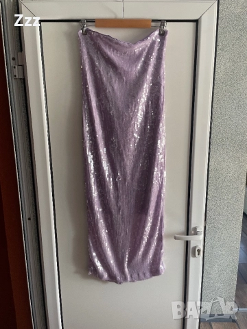 Дамска рокля с пайети, снимка 3 - Рокли - 51856916