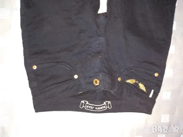 Дамски черни дънки слим модел Robins Jeans, снимка 6 - Дънки - 50684436