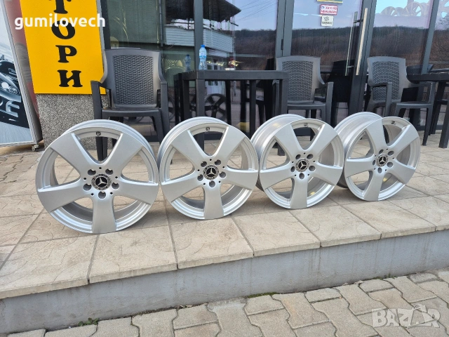 Оригинални Джанти Мерцедес C-Klasse W205-17 цола 2020г., снимка 4 - Гуми и джанти - 53697521