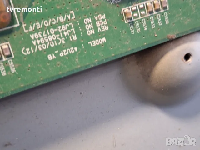 Платка Y-BUFFER BOARD LJ41-08594A LJ92-01739A for Самсунг PS42C430A1W for 42inc DISPLAY  S42AX-YB09, снимка 3 - Части и Платки - 48256145