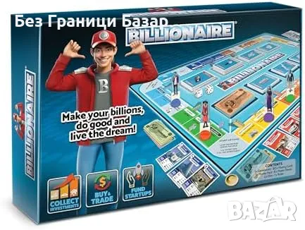 Настолна игра Billionaire – за деца и възрастни, ново издание стратегия и сделки, снимка 2 - Настолни игри - 49863710