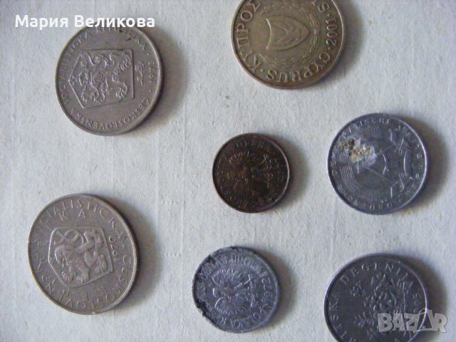 Разни монети български и чужди, снимка 9 - Нумизматика и бонистика - 36280926