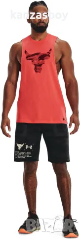 Under Armour UA Pjt Rock 100 Percent Tank - страхотен мъжки потник ХЛ , снимка 2 - Тениски - 50058378