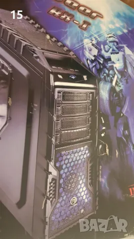 Голям компютър i7/16gb ram/ssd/1tb/GTX/Водно охлаждане Corsair , снимка 2 - Геймърски - 48061291