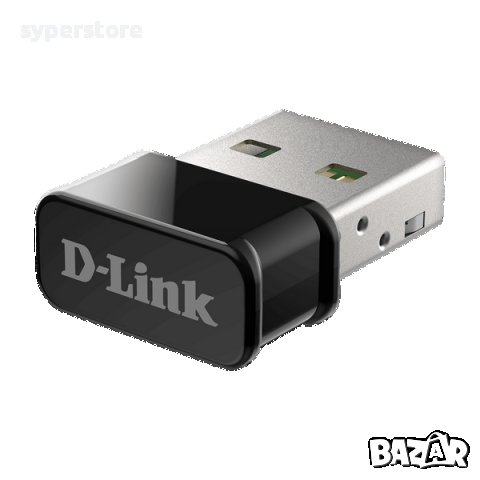 Лан Карта Безжична D-Link DWA-181 MU-MIMO AC1300 USB Wireless Lan card 2-лентова, снимка 2 - Мрежови адаптери - 38954019