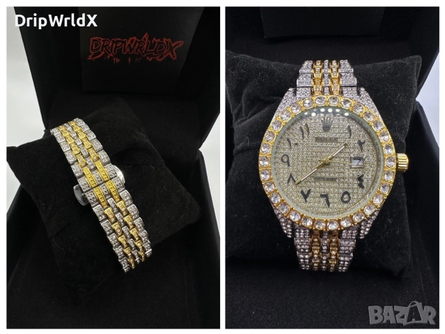 Rolex Datejust 40mm Мойсанит Диамант Арабски Циферблат Различни Модели, снимка 7 - Дамски - 52938672