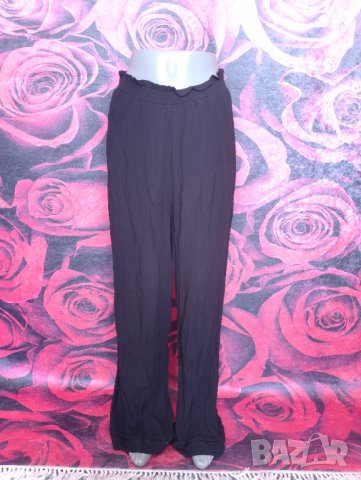 Черен летен широк панталон ХЛ+, снимка 1