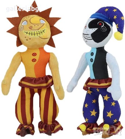 Плюшени играчки на Луната и Слънцето Five Nights at Freddy’s / Freddy, Фреди, снимка 2 - Плюшени играчки - 40249065