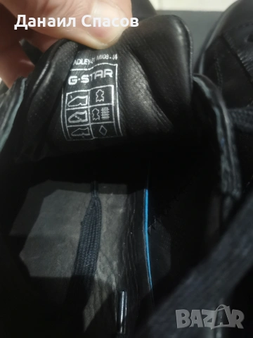 Мъжки кецове G-Star, естествена кожа , снимка 2 - Маратонки - 53357675