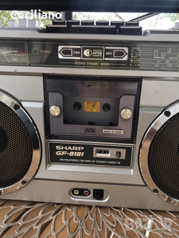 🔥SHARP GF 9191 E-Много свирещ радиокасетофон от серията! , снимка 7 - Радиокасетофони, транзистори - 56164362