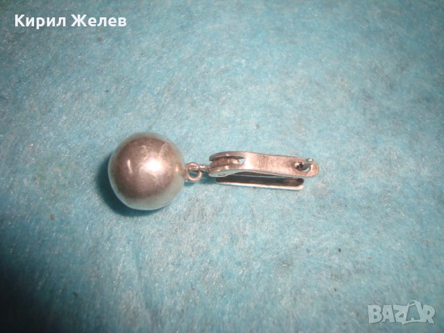 СТАРА СРЕБЪРНА АНГЛИЙСКА ОБЕЦА РЪЧНА МАЙСТОРСКА ИЗРАБОТКА СТЕРЛИНГ СИЛВЪР 25671, снимка 10 - Обеци - 35736116