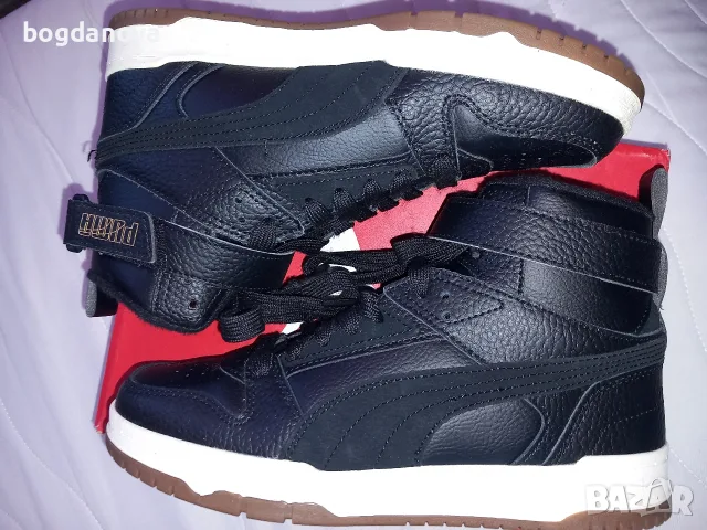 оригинални спортни кожени обувки на Puma, снимка 4 - Детски маратонки - 56172148