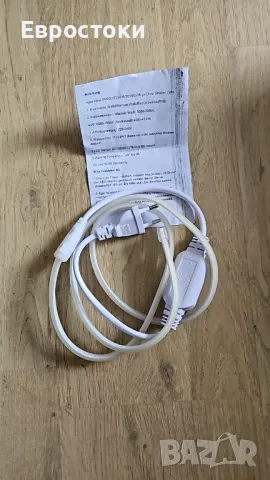 Водоустойчива COB LED лента без самозалепваща се лента, гъвкава,  LED лампа  за вътрешна домашна , снимка 10 - Лед осветление - 49582890