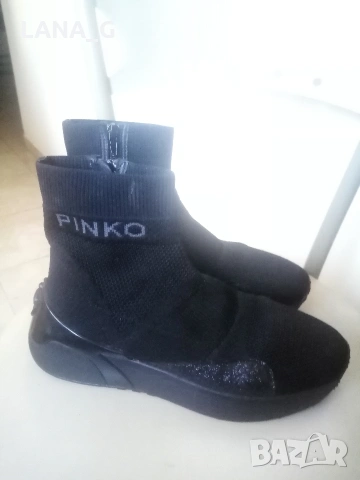 pinko дамски боти тип чорап 