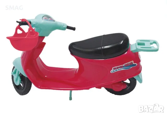 Детска играчка Vespa с кукла и чанта S_1222487, снимка 2 - Кукли - 48247118