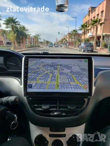 PEUGEOT 2008 208 2012-2019 - 9'' Навигация Android, снимка 4 - Навигация за кола - 33783956