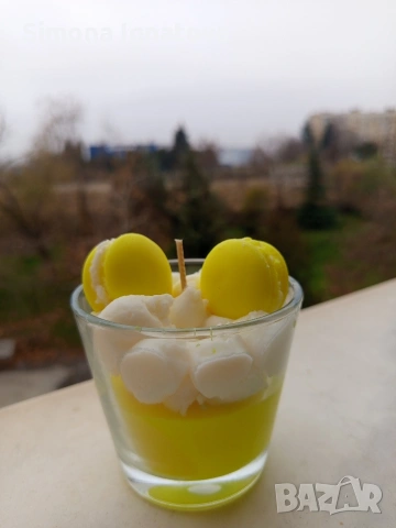 Натурална соева свещ , снимка 3 - Ръчно изработени сувенири - 53331856