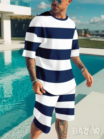 Мъжки летен спортен екип размер М внос от чужбина нов 