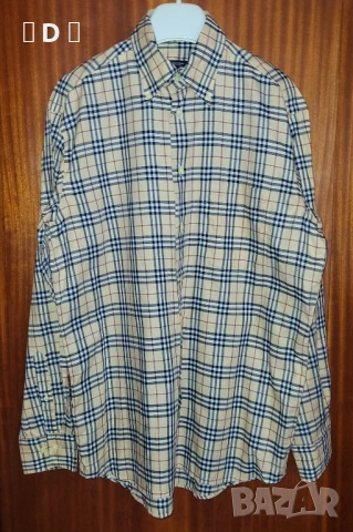 BURBERRY оригинална мъжка риза М-Л, снимка 5 - Ризи - 53566393