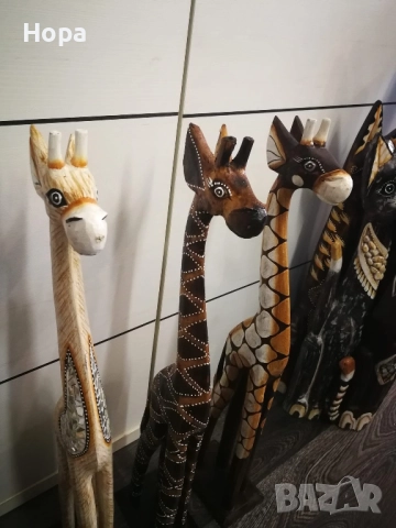 Жирафи от дърво, снимка 13 - Декорация за дома - 52659374