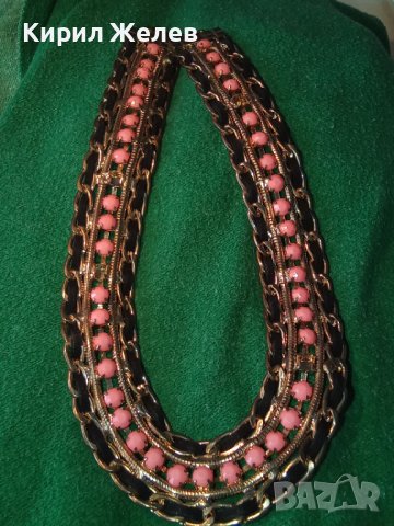 КРАСИВ МЕСИНГОВ ГЕРДАН ОГЪРЛИЦА ВИНТИДЖ СТИЛ 81133, снимка 11 - Колиета, медальони, синджири - 30711703