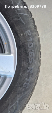 алуминиеви джанти със зимни гуми 16" 215/65, снимка 7 - Гуми и джанти - 52711216