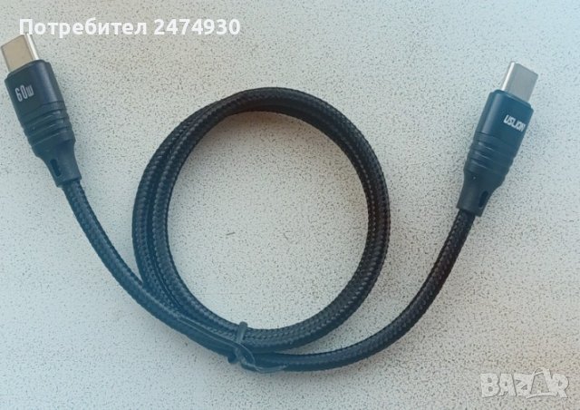 USB cable fast charge 60W Type- C, снимка 4 - USB кабели - 40089572