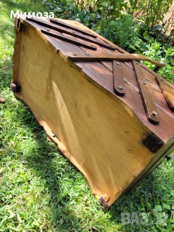 Дървена кутия за шивашки принадлежности, снимка 7 - Антикварни и старинни предмети - 41710301