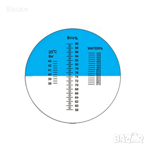 Рефрактометър за пчелен мед, снимка 2 - За пчели - 53133501