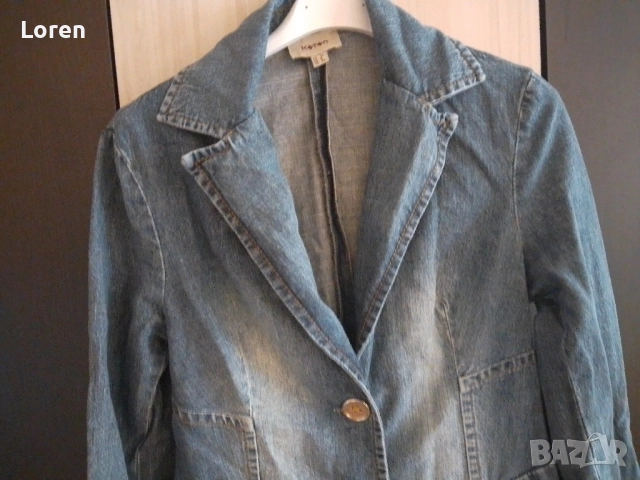 Отлично дънково яке, снимка 4 - Якета - 52637118