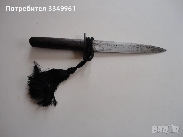 Старинен немски армейски пискюл кортик сабя 2