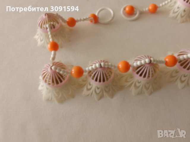 хубава колекционерска ретро верига,  играчка за легло, количката,звънци плюс звънчета всичко оригина, снимка 7 - Антикварни и старинни предмети - 44302839