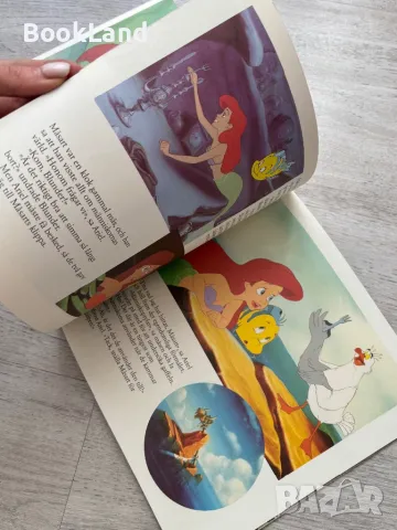 Стара детска книжка на Дисни Малката русалка , снимка 10 - Детски книжки - 49267556