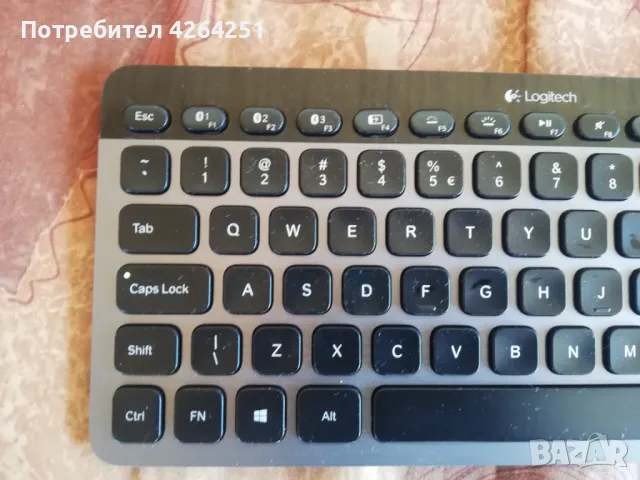 Logitech Bluetooth Keyboard K810, снимка 3 - Клавиатури и мишки - 47602102
